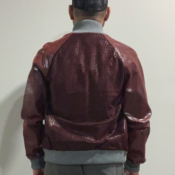 Mr. Nieves Men’s Suede Varsity Jacket - Picture 6 of 10